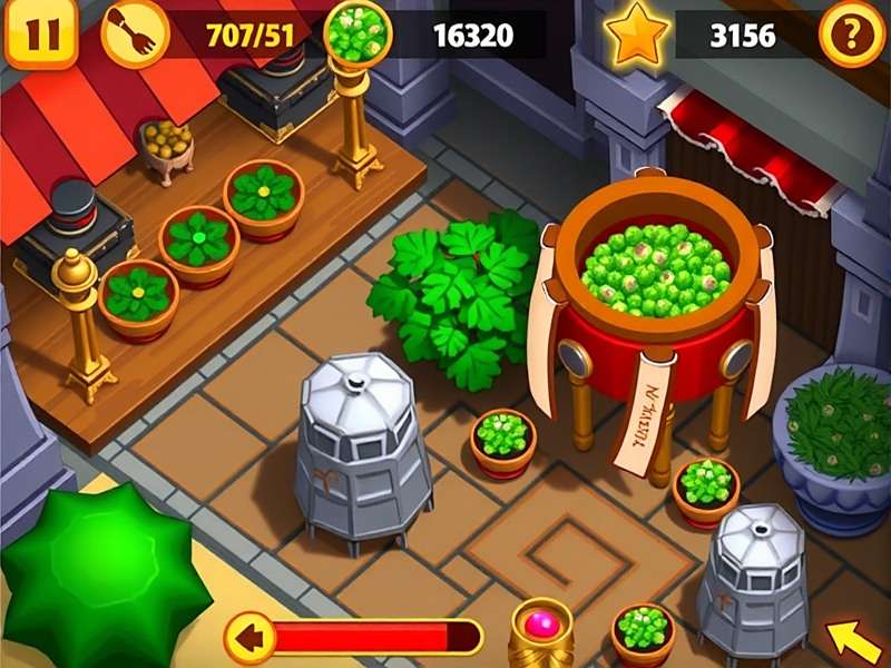 Coriander Saga Spice Wars - Gameplay Controls Coriander Saga Spice Wars gameplay showing tap and swipe controls for collecting spices and interacting with merchants
